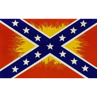 Drapeau Rebel Flame 