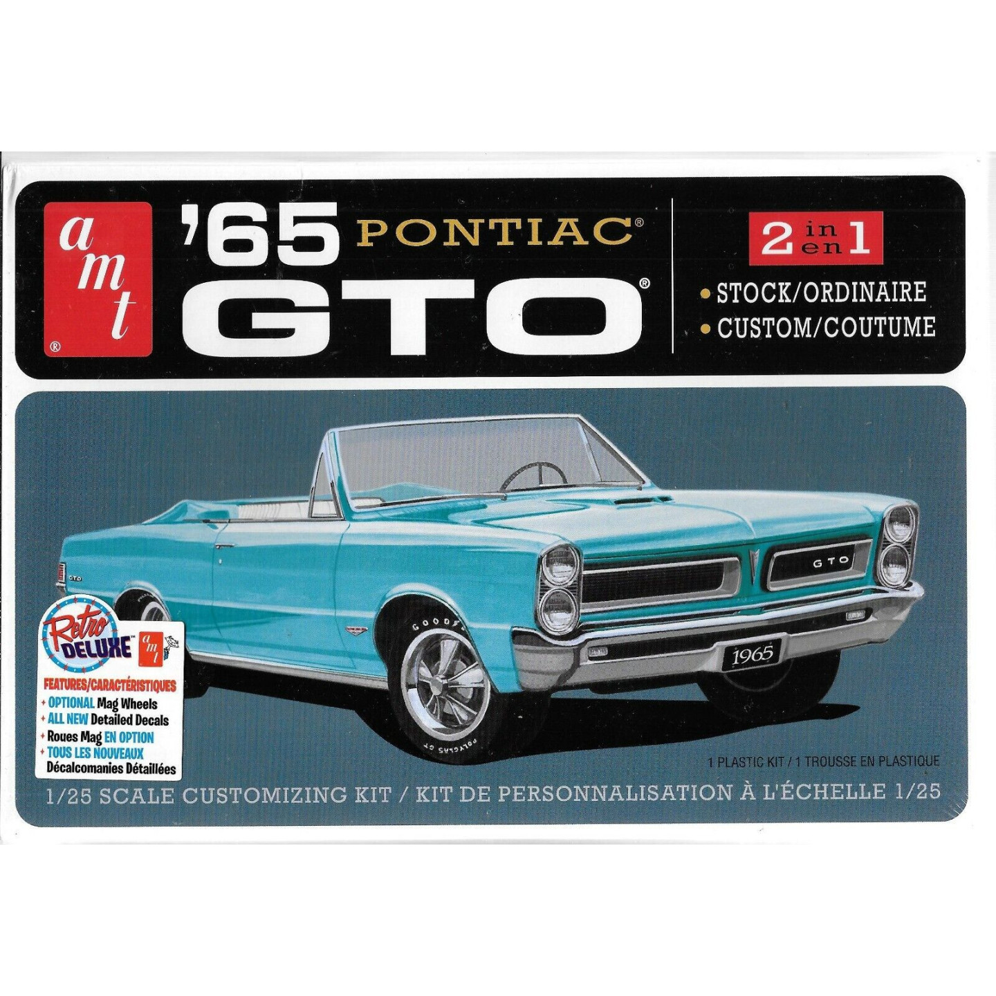Maquette 1/25 pontiac GTO AMT 1191 | US Pièces Autos