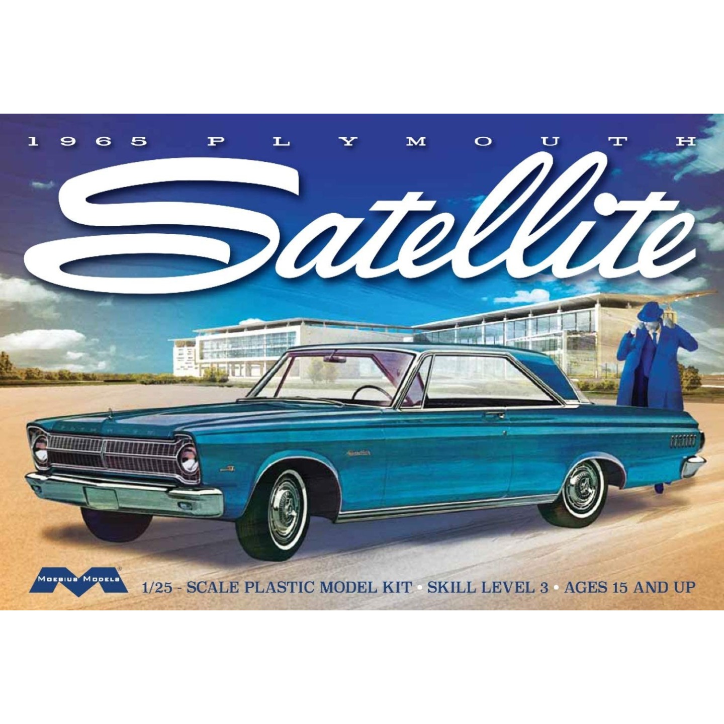 Maquette 1/25 Plymouth Satellite MOEBIUS 1215 