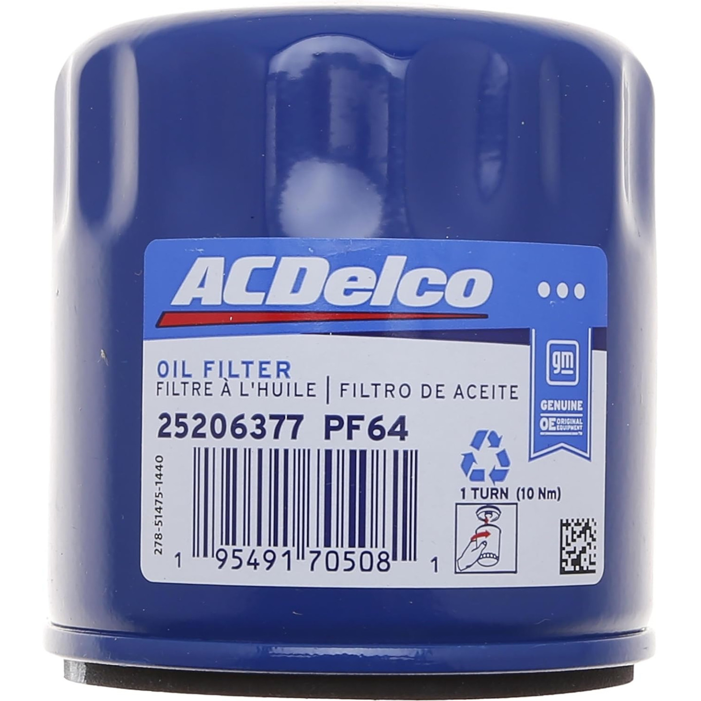 Filtre à huile ACDELCO PF64