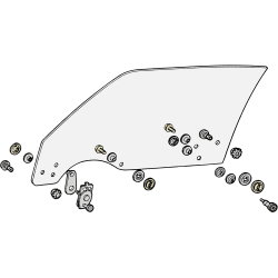 Kit de mécanisme de vitre OER 152736 | US Pièces Autos