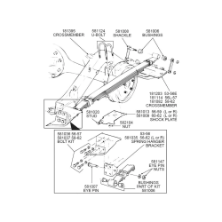 Silentbloc de lame CC 581006 | US Pièces Autos
