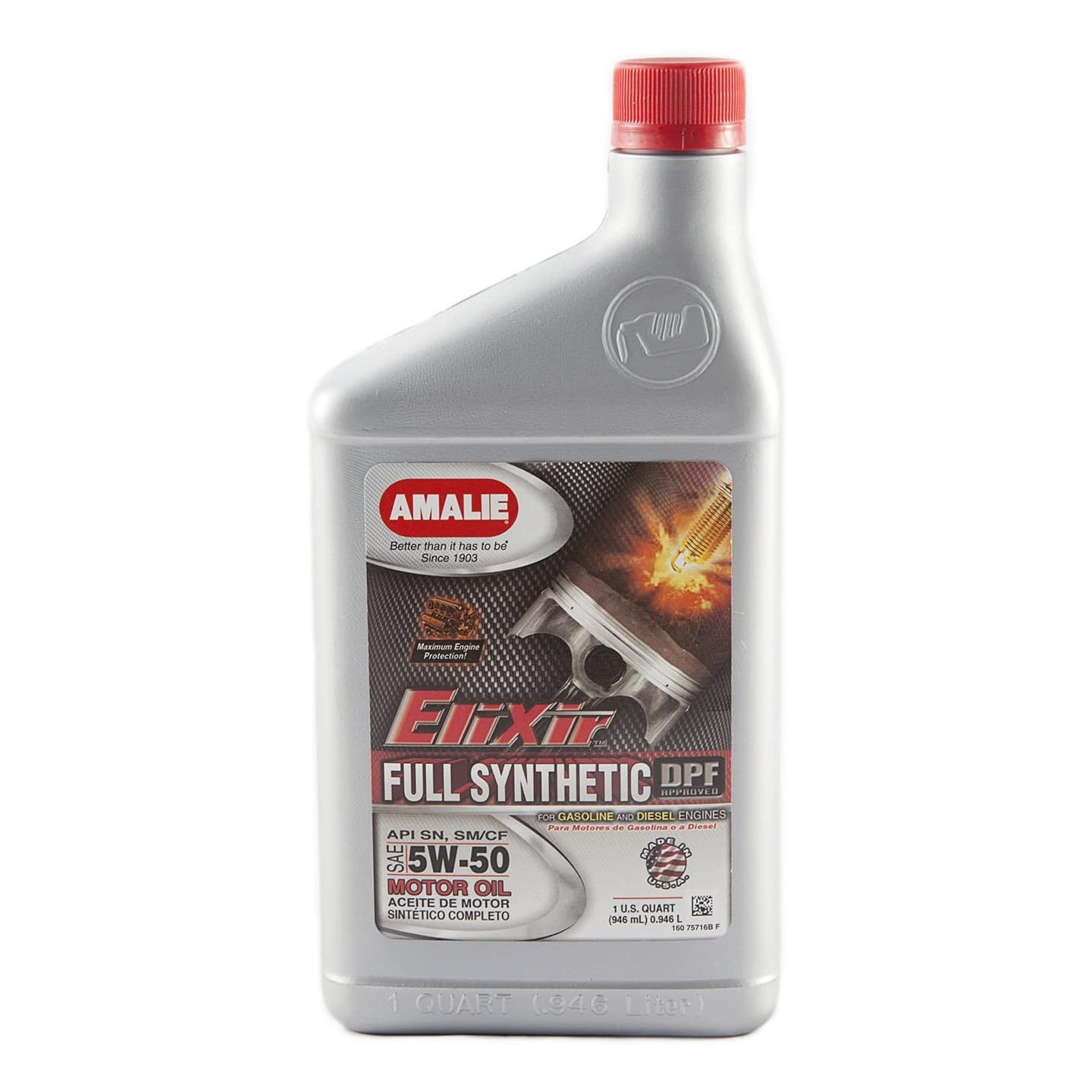Huile 5W50 (Quart) AMALIE  