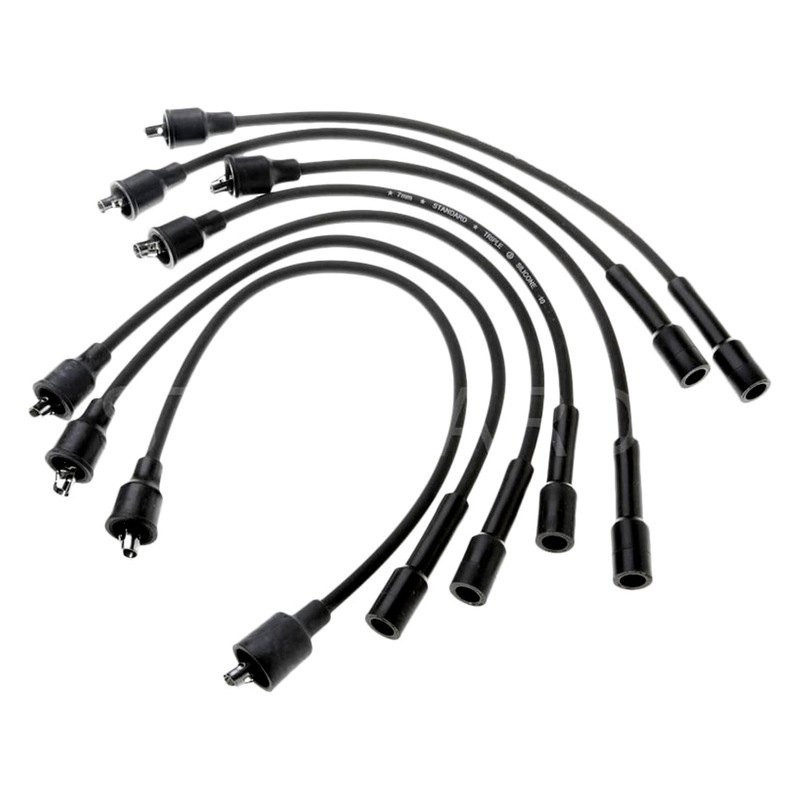 Cable Pour Bougie,Jeu De Fils De Bougie D'Allumage,5 Pièces De Fils D' Allumage