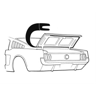 Joint de coffre Scott Drake C5ZZ-6343720-B | US Pièces Autos