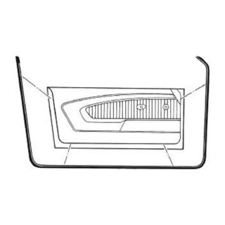 Joint de porte Scott DRake C5ZZ-6520530-1A | US Pièces Autos
