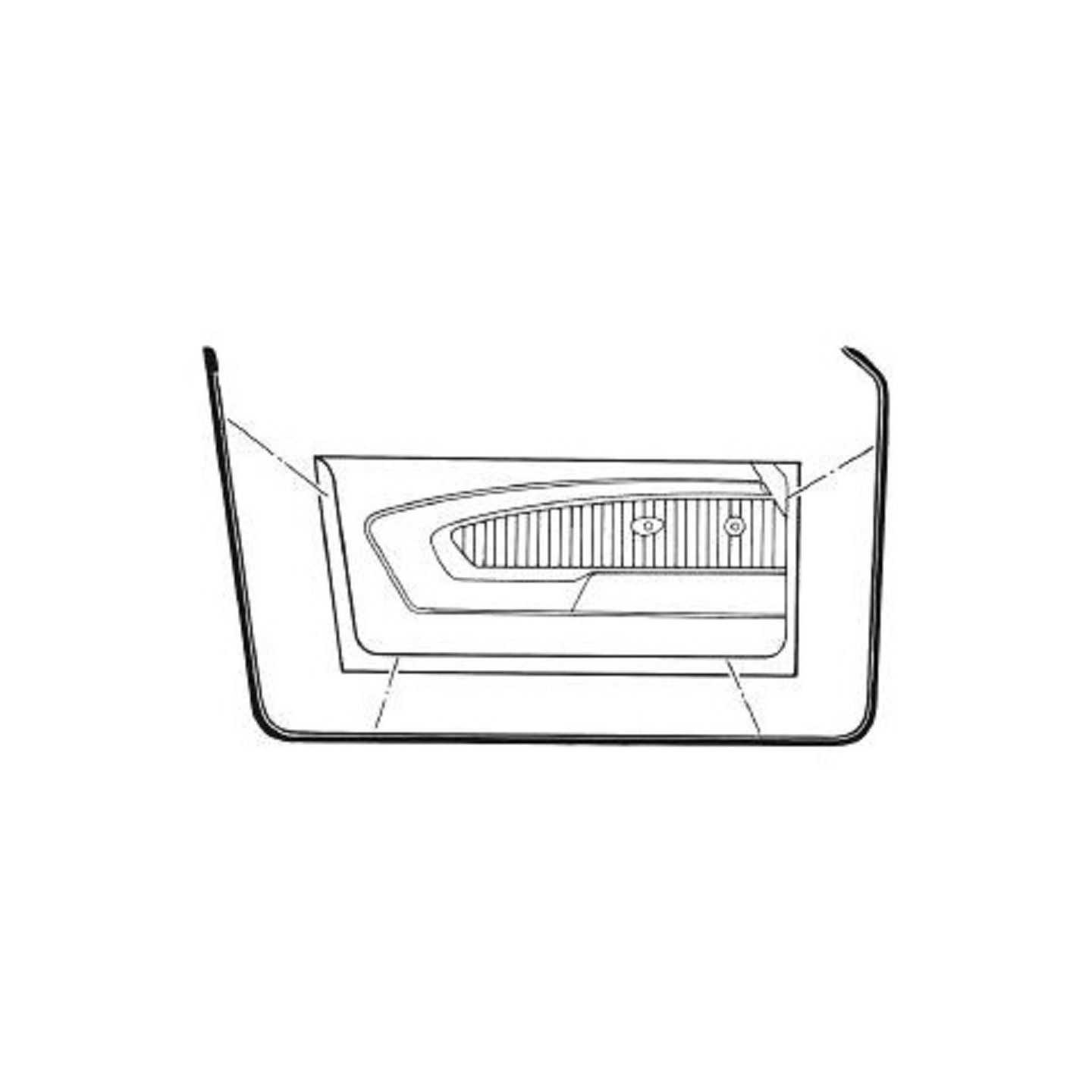 Joint de porte Scott DRake C5ZZ-6520530-1A | US Pièces Autos