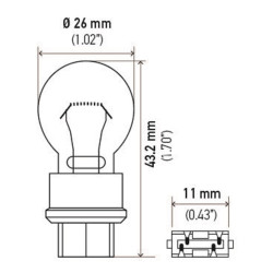 Ampoule WAGNER 3157NA 