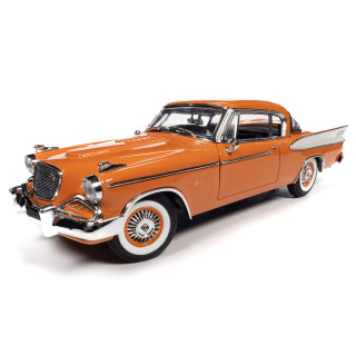 Miniature 1/18 Studebaker Gold Hawk AUTO WORLD AW270 